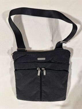Baggallini Black Lightweight Crossbody Messenger Bag